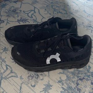 On Running Men's Black and Gray Athletic Shoes